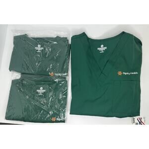 Dignity Health Scrubs Green Size Small 3 Pack. New